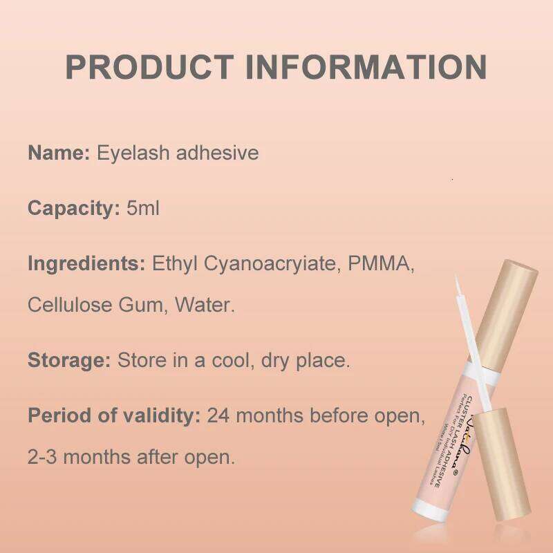 Natuhana 5ml False Extension Glue No Irritation Transparent Eyelash Primer Waterproof Fast Dry Long Lasting Strong Tools X250725