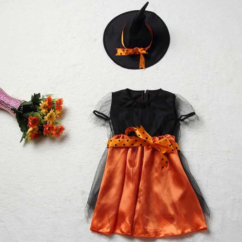 Childrens Role-playing Witch Costumes Baby Girls Halloween Costumes Cosplay Costumes Kids Dress Performance Costumes Z250725