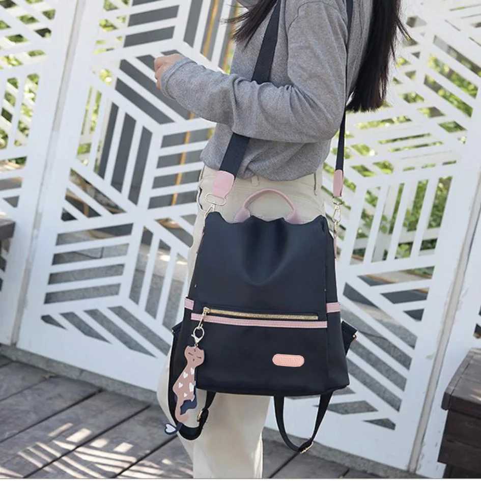 Backpack Mens Backpack Travel Anti-Theft Oxford Cloth Light and Reliable and Versatile Y250724