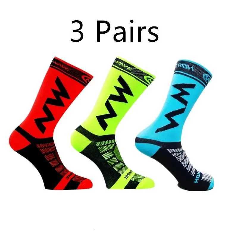 3pairs Breathable Sports Socks for Running Mountain Bike Outdoor Sport Anti-skid Shock-absorbing Thickened and Wear-resistant X250725