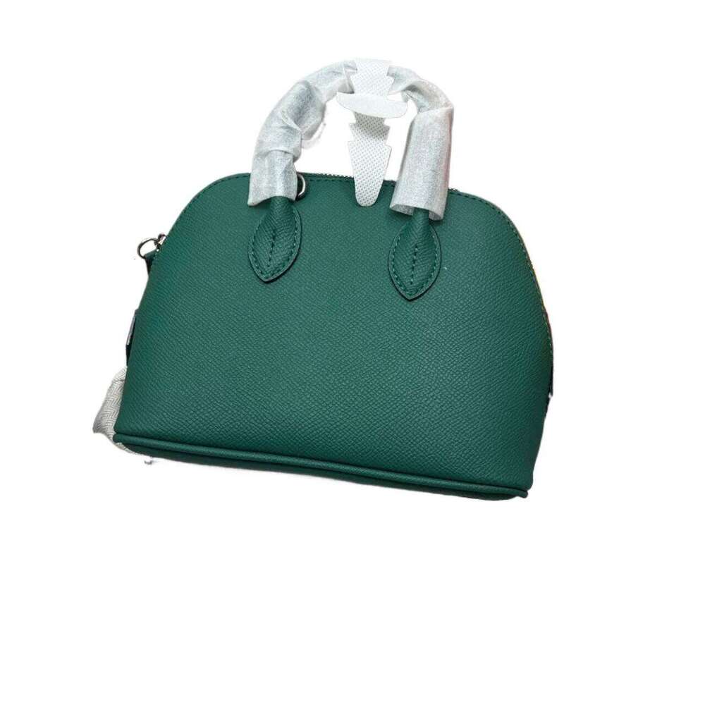 Ell Ape Leather Crossbody Ex Oulder Handbag Faionable Belt Decoration Youth Suitable Small Round Bag