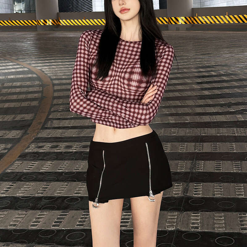 2024 Autumn New Women's Solid Color Slim Fit Crop Top Fashion Sleeveless Backless Dress ef7