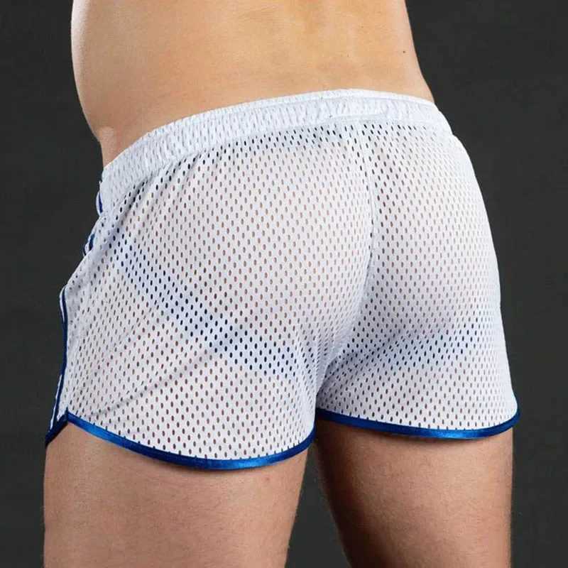 New Gym Mens Sport Running Shorts Quick Dry Grid Workout Short Pants Gym Wear Men Soccer Tennis Training Beach Swim Shorts W250724