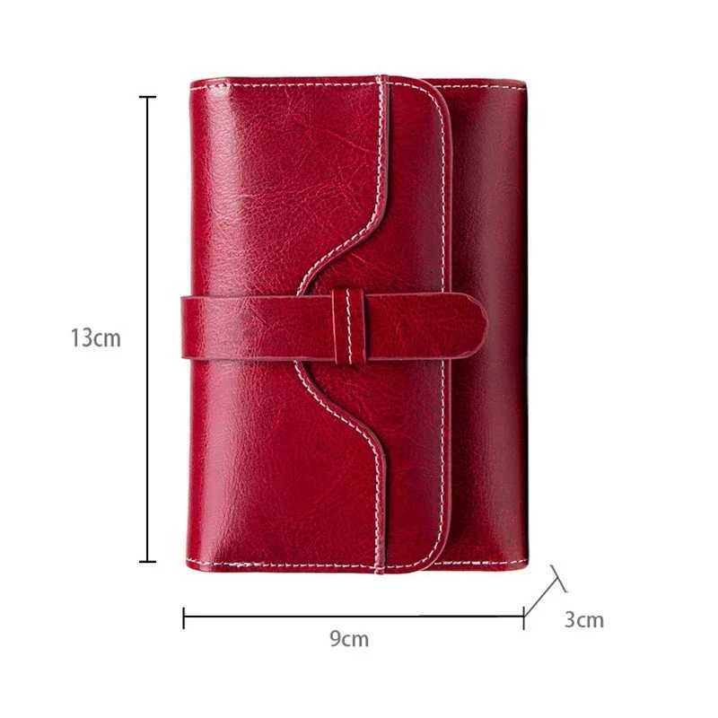 Genuine Leather Womens Purse Short Holder Wallets Coin Handbag Wallet for Women Carteras Para Mujer ladies Purses Z250725