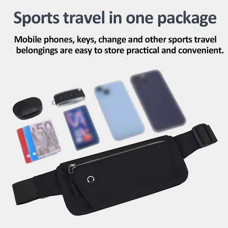 ightweight Running Waist Bag Sports Belt Pouch Mobile Phone Bag Men Women Waist Pack Gym Sports Bag Waist Pack Adjustable Strap Y250724