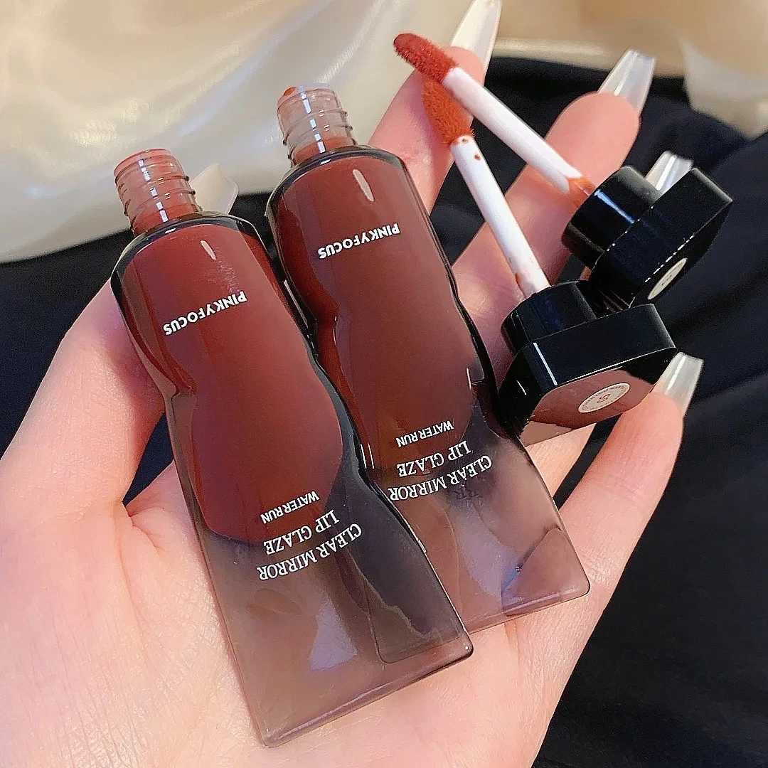 1PC Mirror Lipstick Lip Glaze Makeup Lasting Moisturizing Resistant Silky Lip Gloss Waterproof Non Stick Cup Tint Lip GlossXJ250724