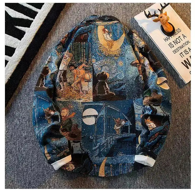 2025 spring Mens doodle Camouflage Men Jacket Loose Turn Down Collar Cargo Lapel Coat printing fashion jackets Outerwear male 250717
