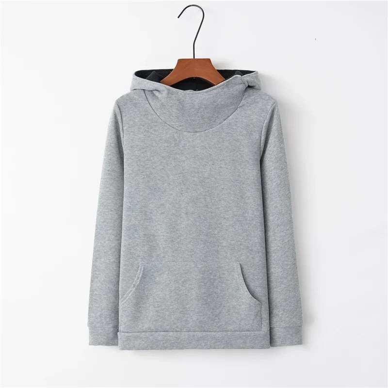 Spring Autumn Hoodie Tracksuit Solid Color Fashion Long Sleeve Pullovers Christmas Casual Warm Hooded Sweatshirts Tops 250725