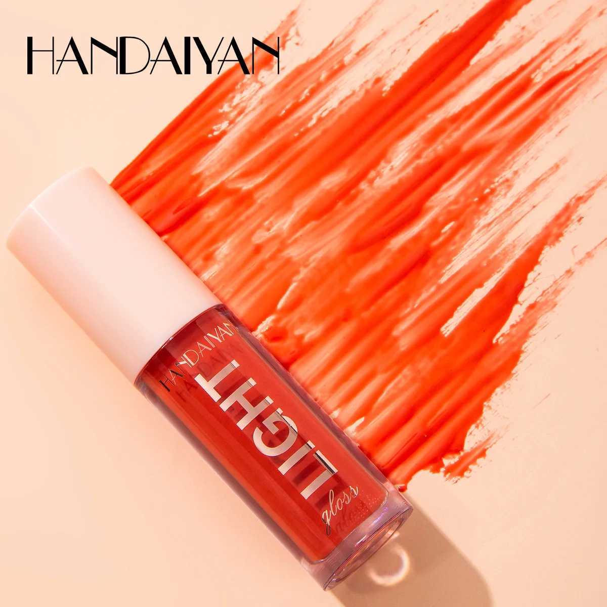 Handaiyan Lip Gloss Sexy Plump Glitter Crystal Jelly Red Nude Lipstick Liquid Waterproof Moisturize Oil Lipgloss MakeupXJ250724