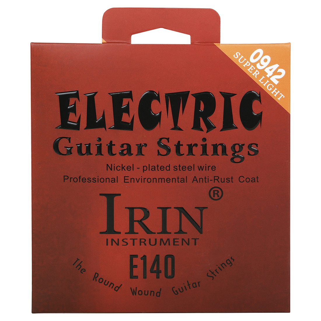 Electric Guitar Strings Nickel Plated Steel Coated IRIN E140 Factory Guitar Strings (09-463inches)