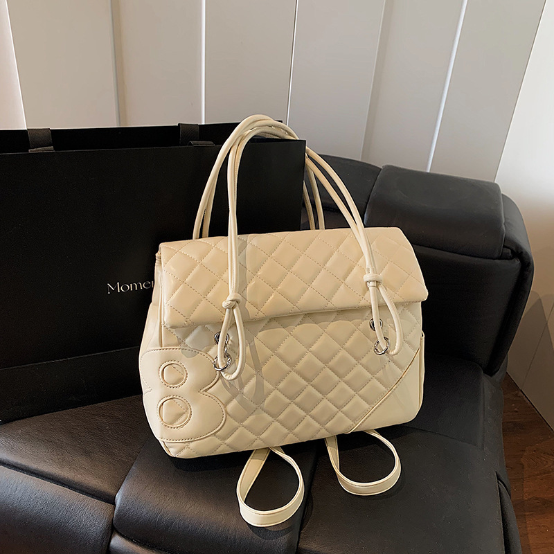 Luxury Brand Designer Bag New 2025 Kangpeng Quilted Large Tote Bag Large Capacity Commuter Crossbody Versatile Single Shoulder Double Shoulder Bag For