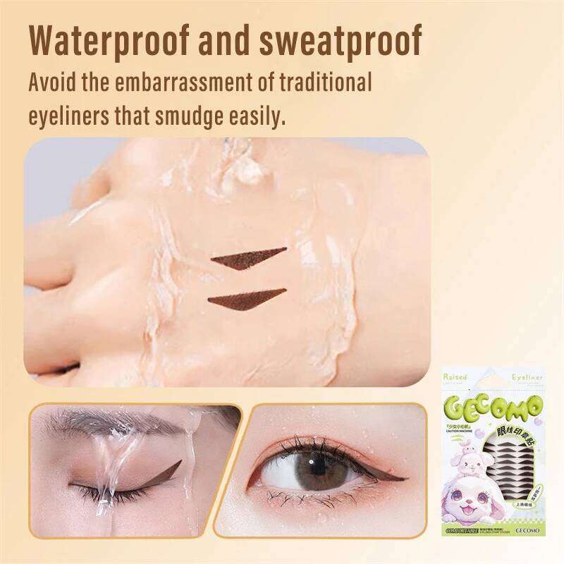 120/128pcs Stamp Sticker Long Lasting Waterproof Brown Korean-style Natural Eye Makeup Symmetry Eyeliner Seal Stick X250725 X250725