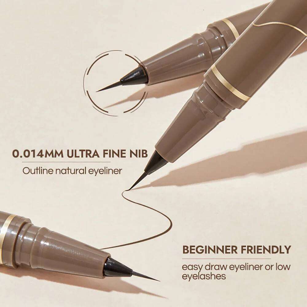 GECOMO Liquid 0.014mm Super Slim Waterproof Quick Dry Long Lasting Color No Sdging Eyeliner Pencil X250725 X250725