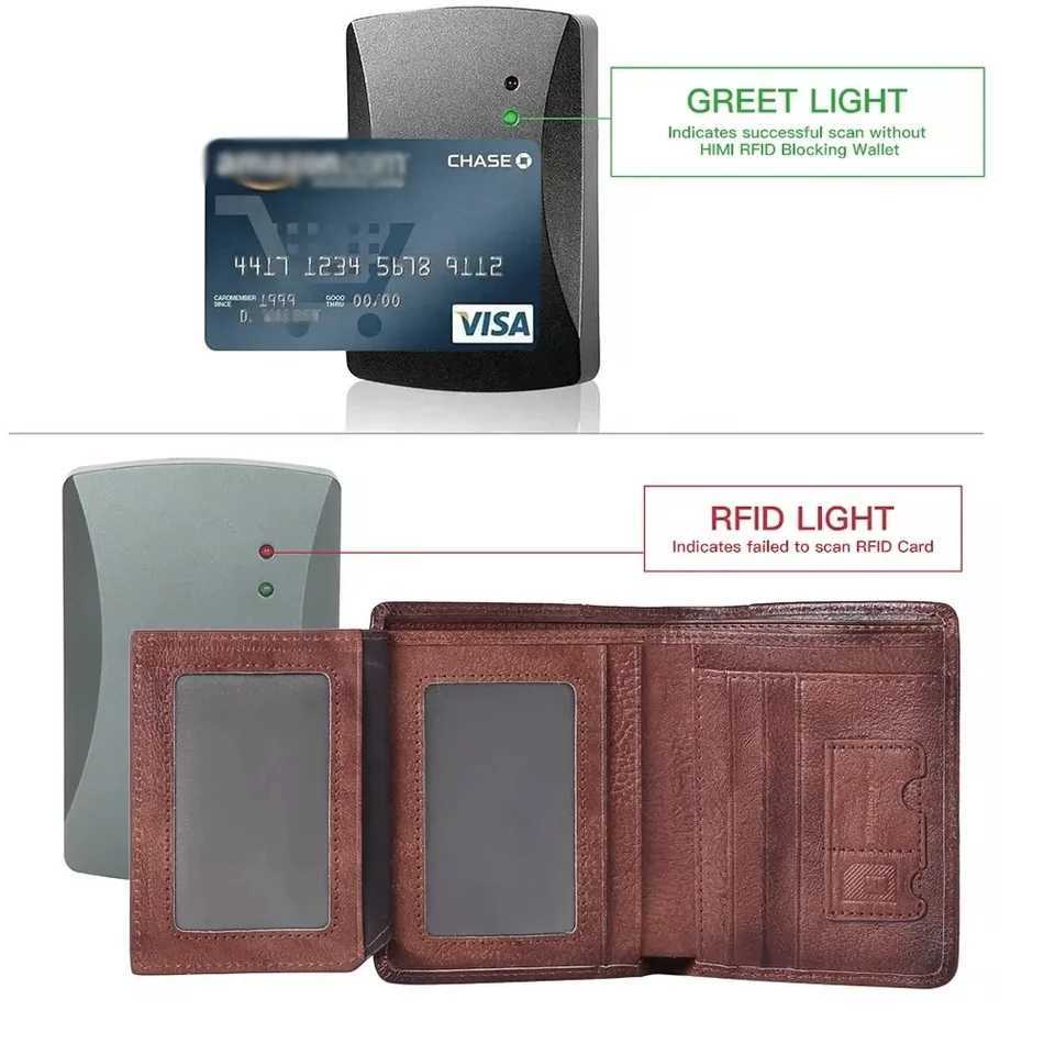 Vintage genuine leather Wallet RFID anti-theft Short Business Mens Wallet Multifunctional Wallet holder bag Purse Z250725