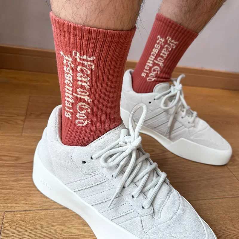 3 Pairs Mens Casual Cotton Socks Fashionable Street Style Letter Design Breathable Comfortable X250725