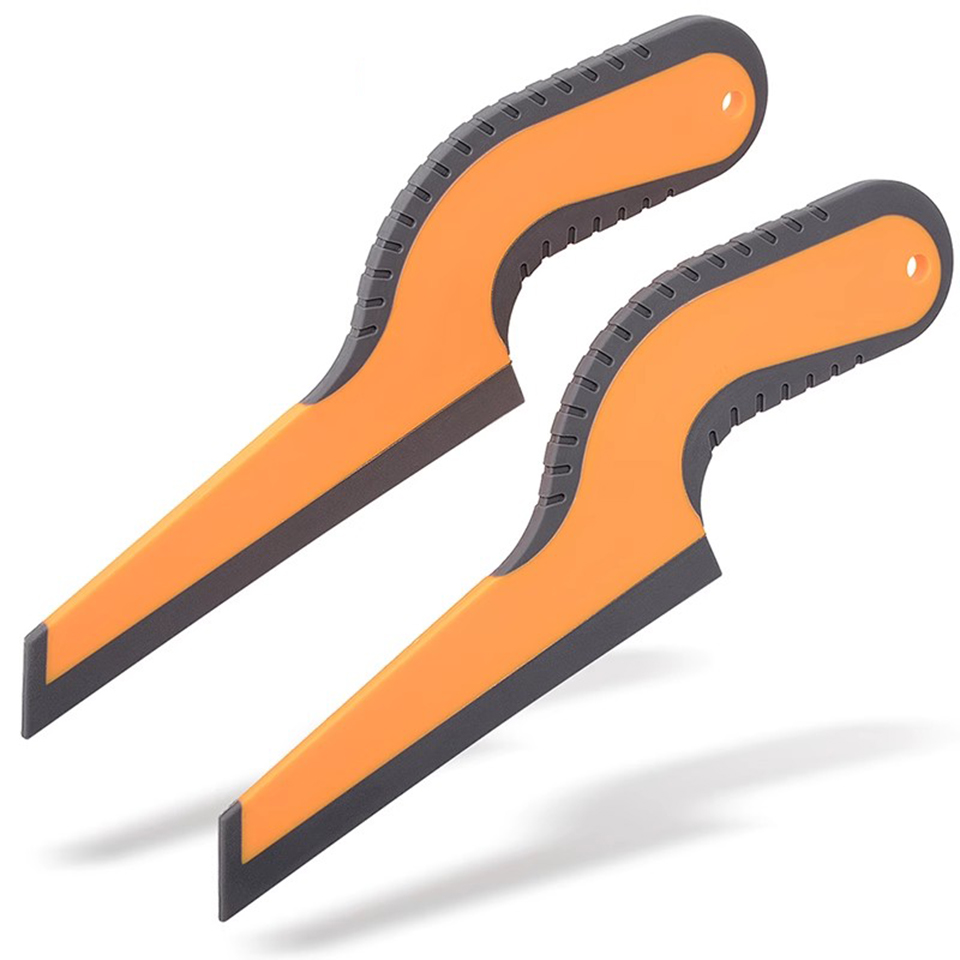 Professional Comfort Grip Squeegee with Soft Rubber Blade | Ergonomic Tool for Scratch-Free Car PPF Installation, Window Tinting & Glass/Mirror Cleani