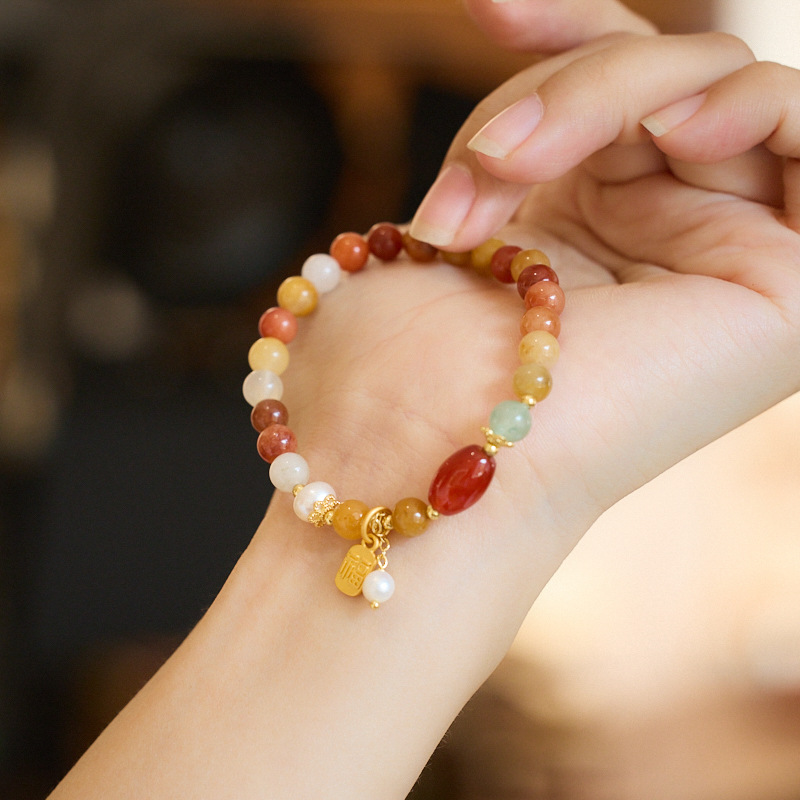 New Design Chinese Style Versatile Blessing Bracelet Good Luck Jewelry Gift for Female Besties
