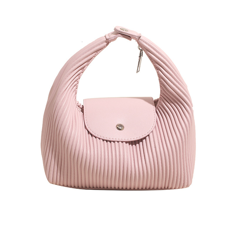 Luxury Brand Designer Bag Crossbody Bag Women's Bag 2025 New Dragon Bags Xiang Simple Commuting Pleated Trendy Versatile Shoulder Handbag