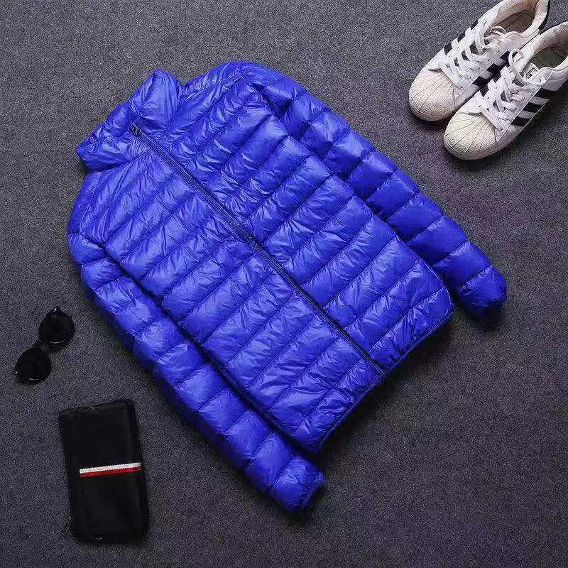 Winter Down Jacket Men White Duck Coat Windproof Warm Travel Camping Overcoat New in Thick Solid Color Hooded Mens Clothing X250725