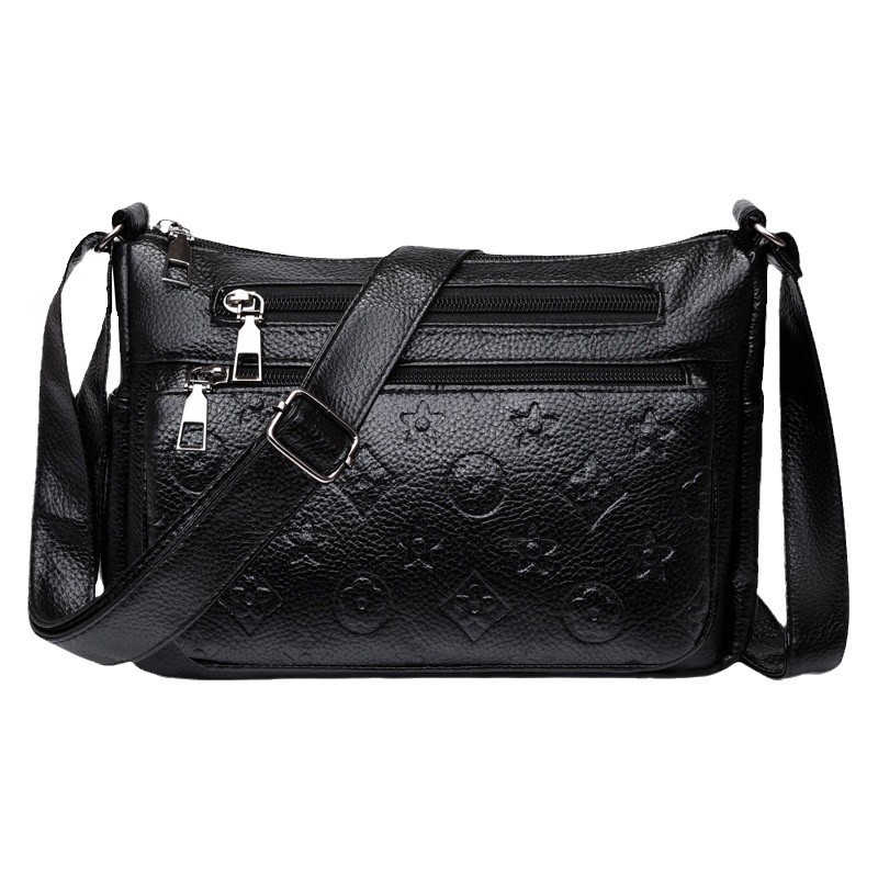Small square bag 2025 new spring style PU single - shoulder and cross - body bag A fashionable mom's bag for women with large capacity and versat