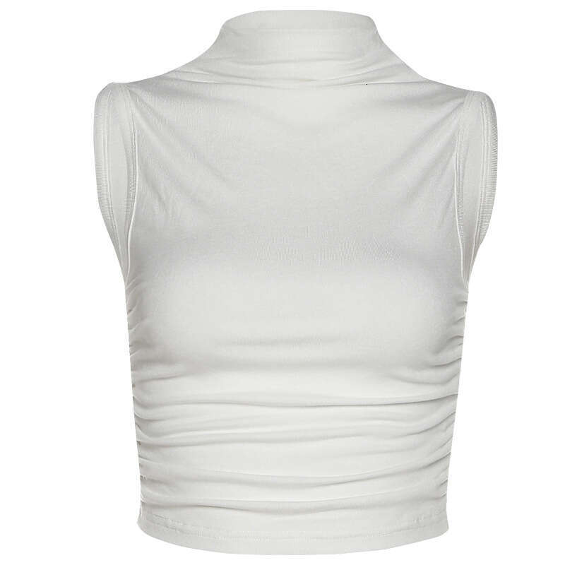 2022 Summer New Women's Solid Color Sexy Street Fashion Slim Sleeveless Tank Top 28a