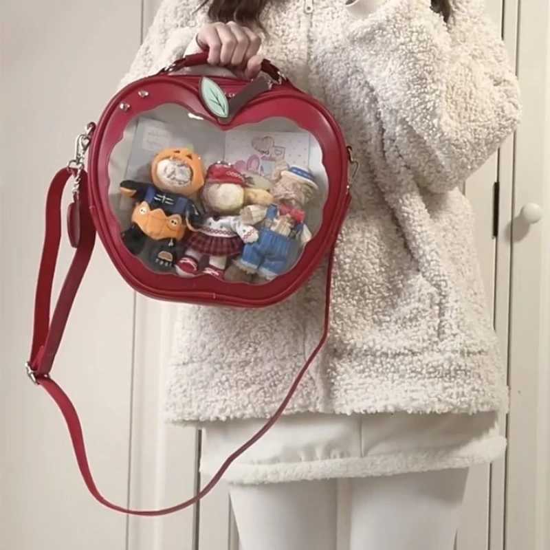 New Girl Harajuku Niche Design Apple Crossbody Bag Handbag Sweet Style Cute Zzang Ita Bag Y2K Backpack Preppy Style ItaBag Y250724