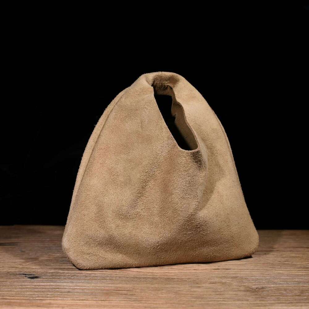 Luxurious designer European And American Fashion Frosted Suede High-quality Top Layer Cowhide Women Bag Simple Casual Versatile Mini Handbag Trendy