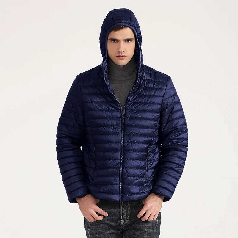 Coutudi Lightweight Puffer Down Jackets for Men Warm Parka Windproof Coat Casual Outerwear Autumn and Winter Fashion Jacket X2507251