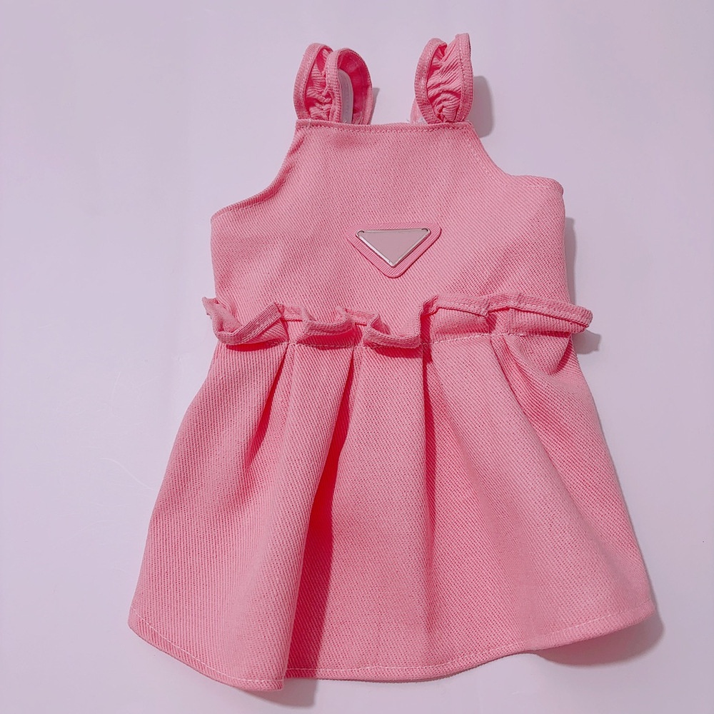 Dog Designer Dress Luxury Pet Vest Pet Casual Fashion Two-legged Clothes Brand Short-sleeved Braces Skirt Pet Clothes for Summer and Spring CH316