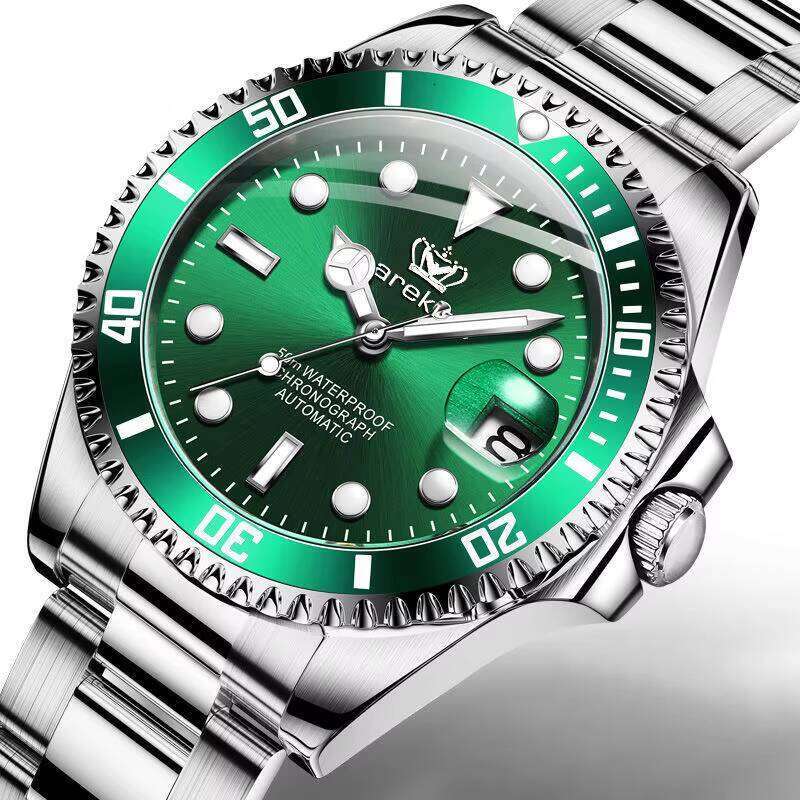 DHwatches POEDAGAR Kafeio New Men's Watch with Stainless Steel Band Waterproof Calendar Luminous Tremolo Student Charm-Hot Selling on