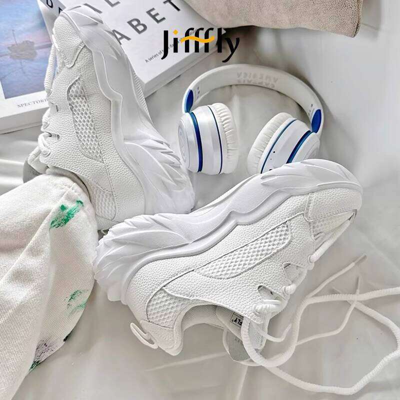 Jifffly Dad for Women without box Summer 2025 New Trendy Brand Versatile White Sneakers Couple Sports Shoes