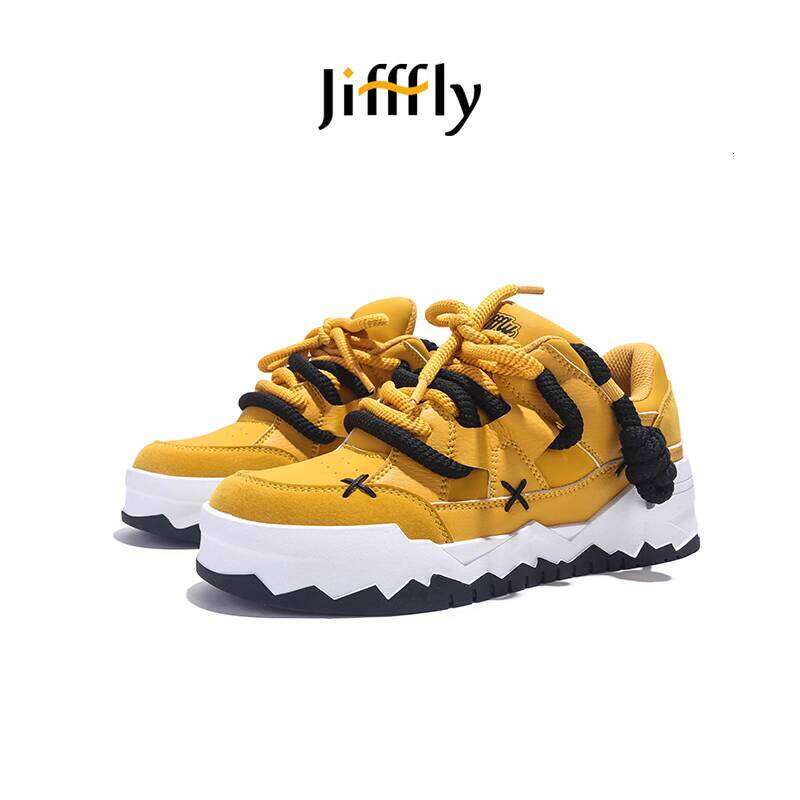 Jifffly Men's Sneakers 2025 Summer New Denim Jeans Trendy Bread Couple Sports Shoes