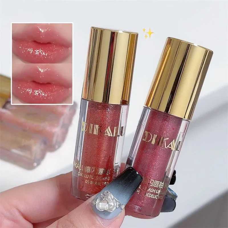 Waterproof Diamond Shimmer Glitter Lip Gloss 5 Colors Sparkling Glitter Liquid Lipstick Diamond Pearl Lip Gloss Sexy Lip Make UpXJ250724