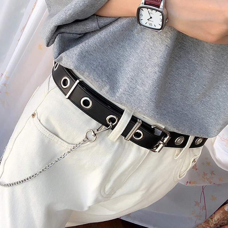 Stainless Steel long 45cm Punk Hip-hop Trendy Belt Waist Chain Male Pants Chain Men Jeans Punk gift Metal Trousers Keychain 250722