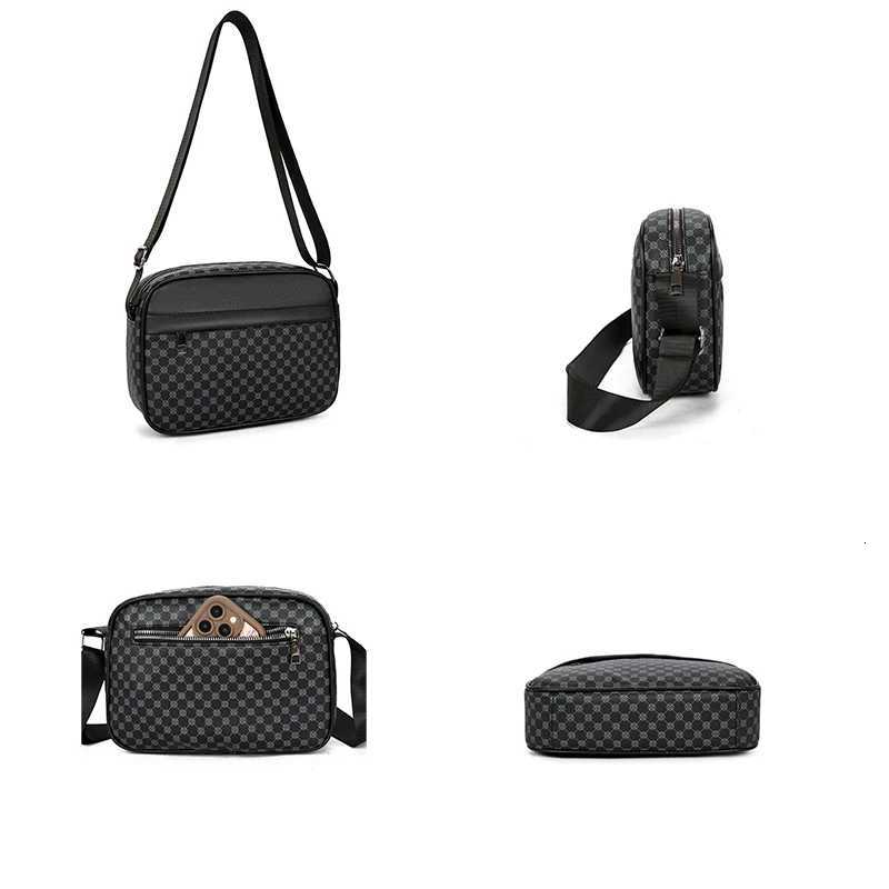 2023 Casual Lightweight Business Shoulder Bags for Men PU Leather Messenger Bag Comfortable Wide Strap Crossbody Bags Designer M Y250724
