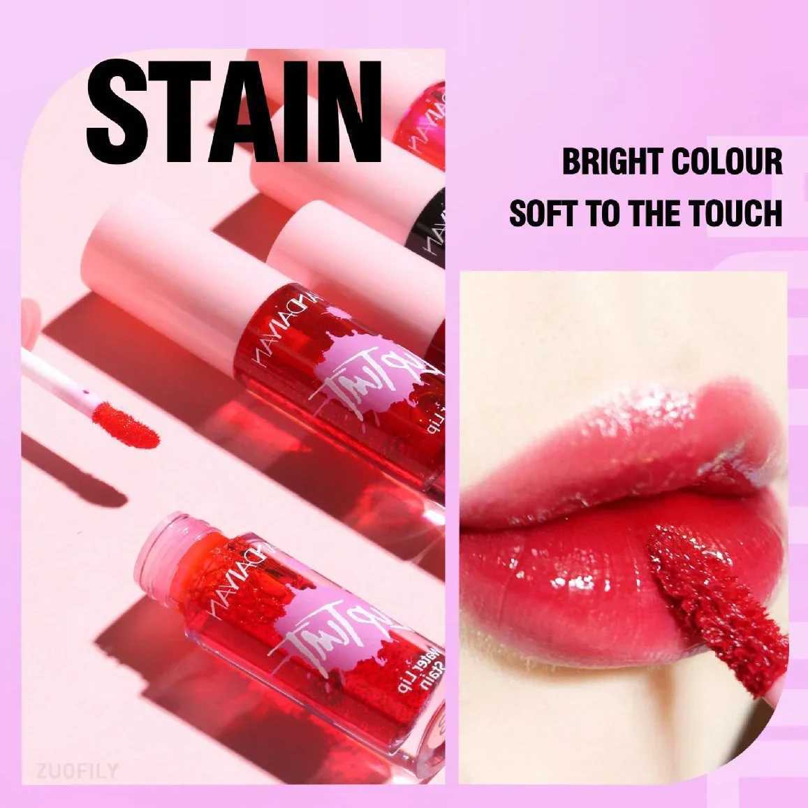 Fruit Juice Lip Tint Non-stick Cup Liquid Lipstick and Blush 2 In1 Waterproof Long Lasting Water Lip Stain Lips cheek Makeup 1pcXJ250724