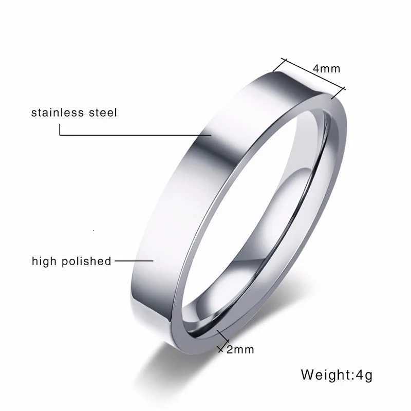 Vnox Never Fade Stainless Steel Temperature Couple Engagement Band Anti Allergy Womens Ring Lover Alliance W250417