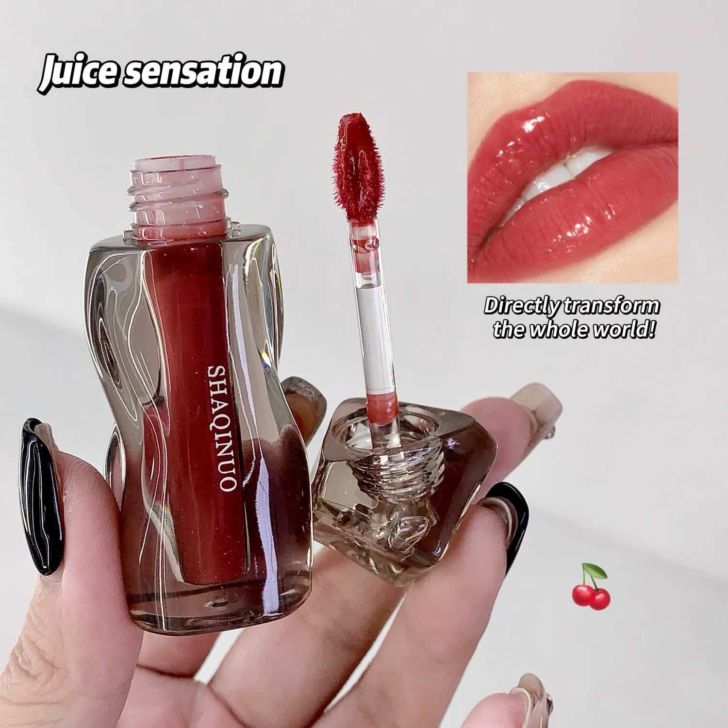 6 Shades of Moisturizing Plumping Hydrating Lip Gloss Mirrored Gloss Lipstick Shimmering Dewy Jelly Lipstick Non-GreasyXJ250724