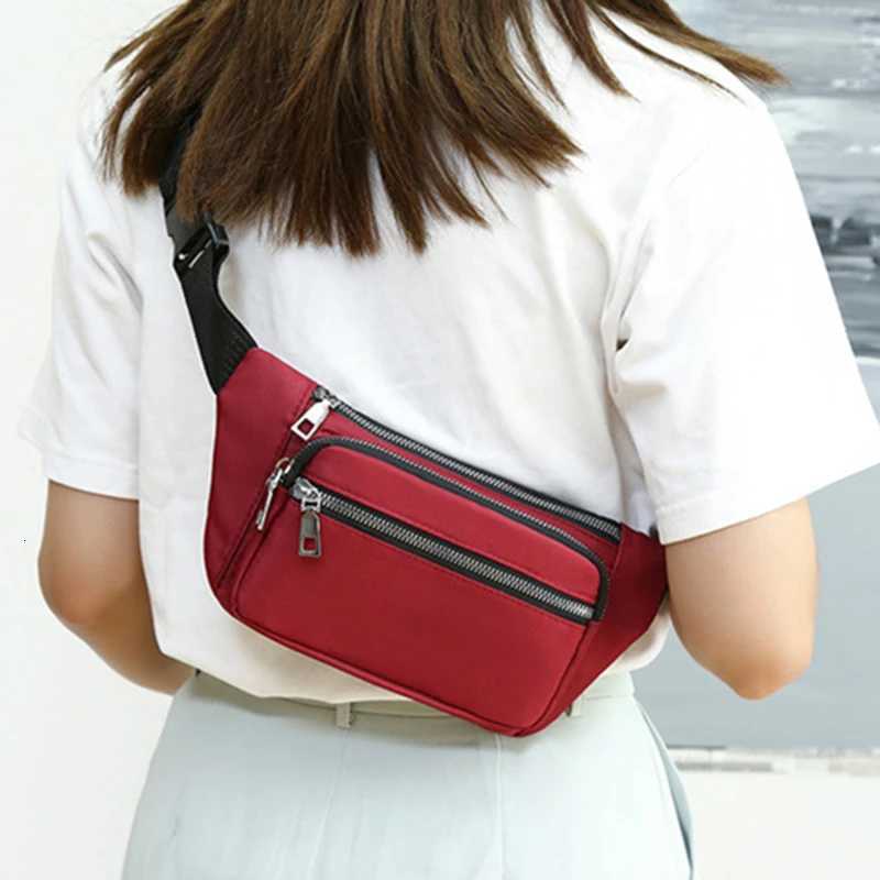 2024 Oxford Cloth Waist Bag Zipper Ch Bag Sport Travel Girl Belly Pocket Hip Bum Bag Fanny Pack for Women Y250724