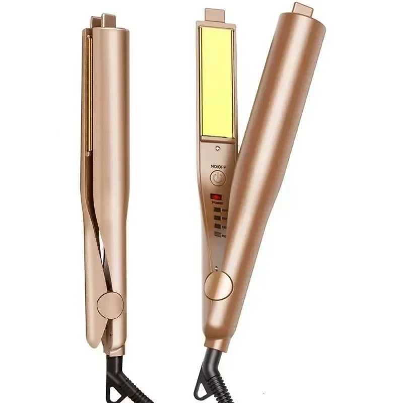 2 in 1 Hair Straightener And Curler Twist Straightening Curling Iron Professional Negative Ion Fast Heating Styling Flat Iron S250725