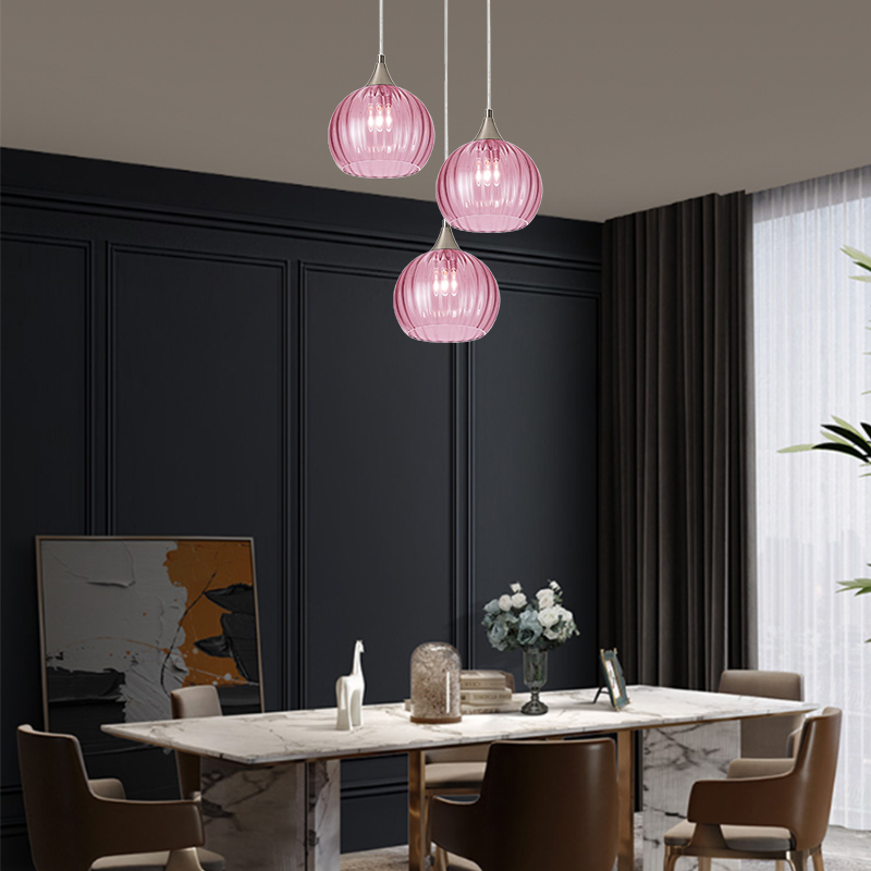 Contemporary Single Head Hardware Chandelier - EASY Installation for Restaurants