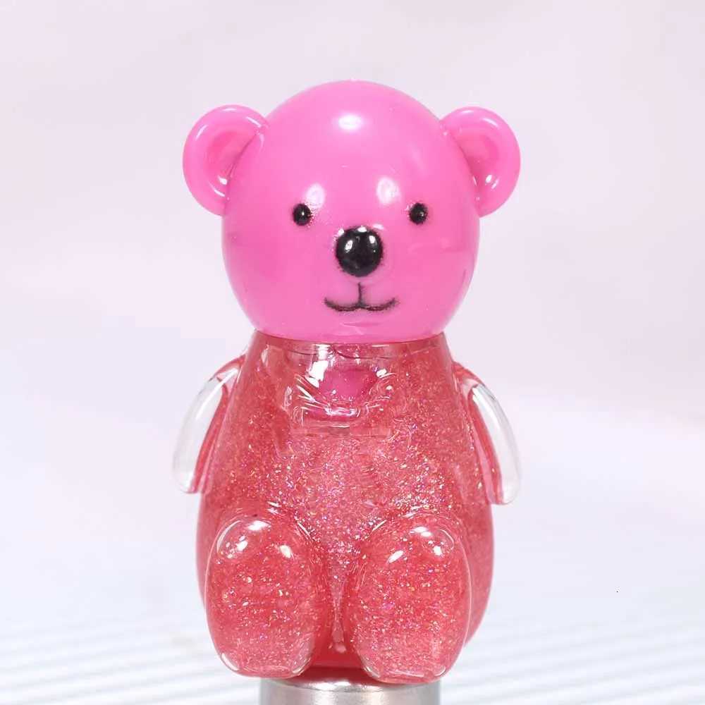 6Pcs Kawaii Bear Shiny Liquid Lipgloss 6 Colors set Lip Plumping Waterproof Longlasting Nonstick Lip Tints Lips MakeupXJ250724