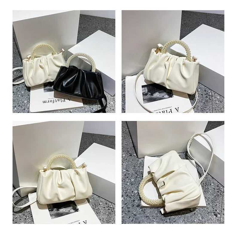 100% Genuine Leather Bag The Cloud Bag The New Solid-color Is Fiable and Soft. It Is A Simple and Stylish Single-shoulder Crossbody Bag Y250725