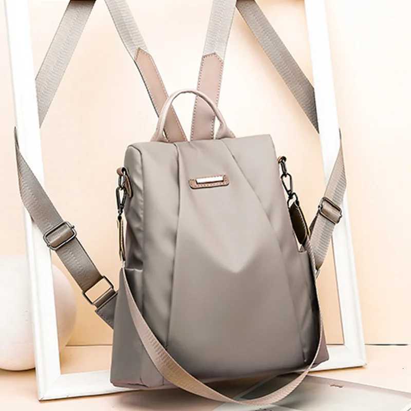 Anti-theft Double Shoulder Bags Wen Waterproof Oxford Cloth Travel Backpack Nyl Backpacks Accessories for Travel Students Y250724