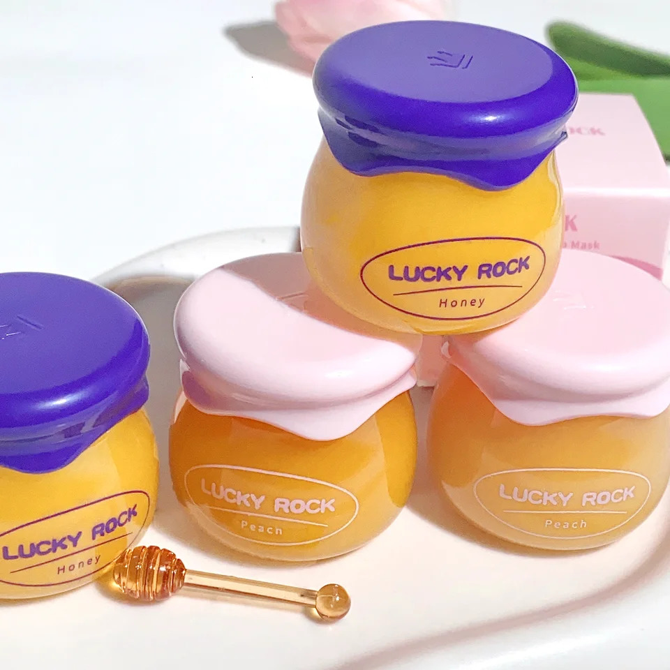 Rose Cherry Honey Peach Lipstick Moisturizing Lip Mask Unisex Oil Nourishing Smoothing Lines Blam Care 250716