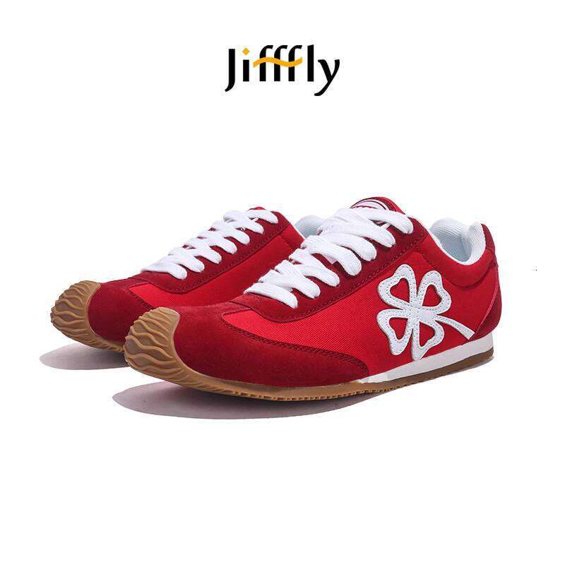 Jifffly White Racing for Men 2025 Summer New German Training Versatile Casual Sports Forrest Gump Shoes