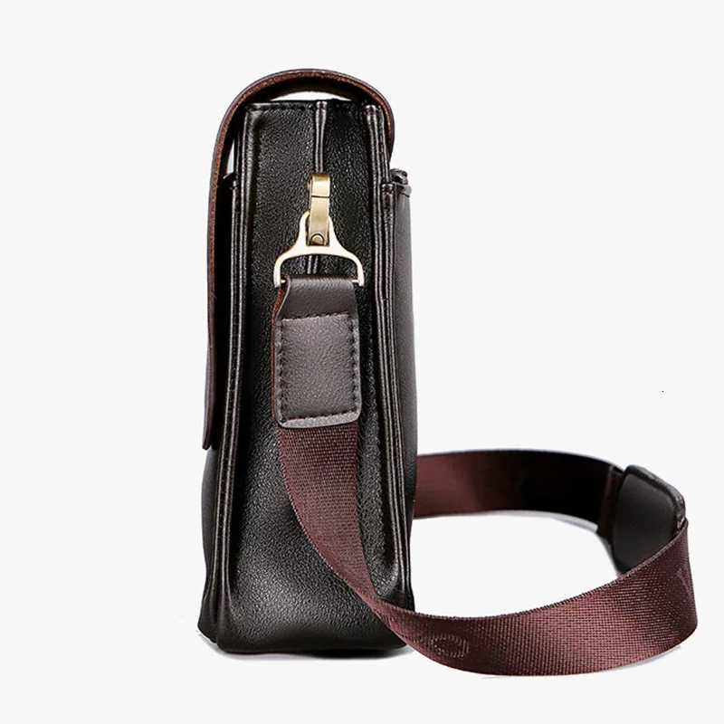 The Leisure Business Single Shoulder Bag Vertical Bag Man Trend Incli Shoulder Bag Business Official Documents Mens Bag Y250724