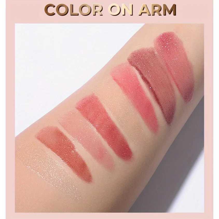 2024 Liquid Lipstick Chewy Golden Metallic Lip Gloss Shimmer Texture Golden Bling Glitter Lipstick Suitable Makeup Face PaintXJ250724