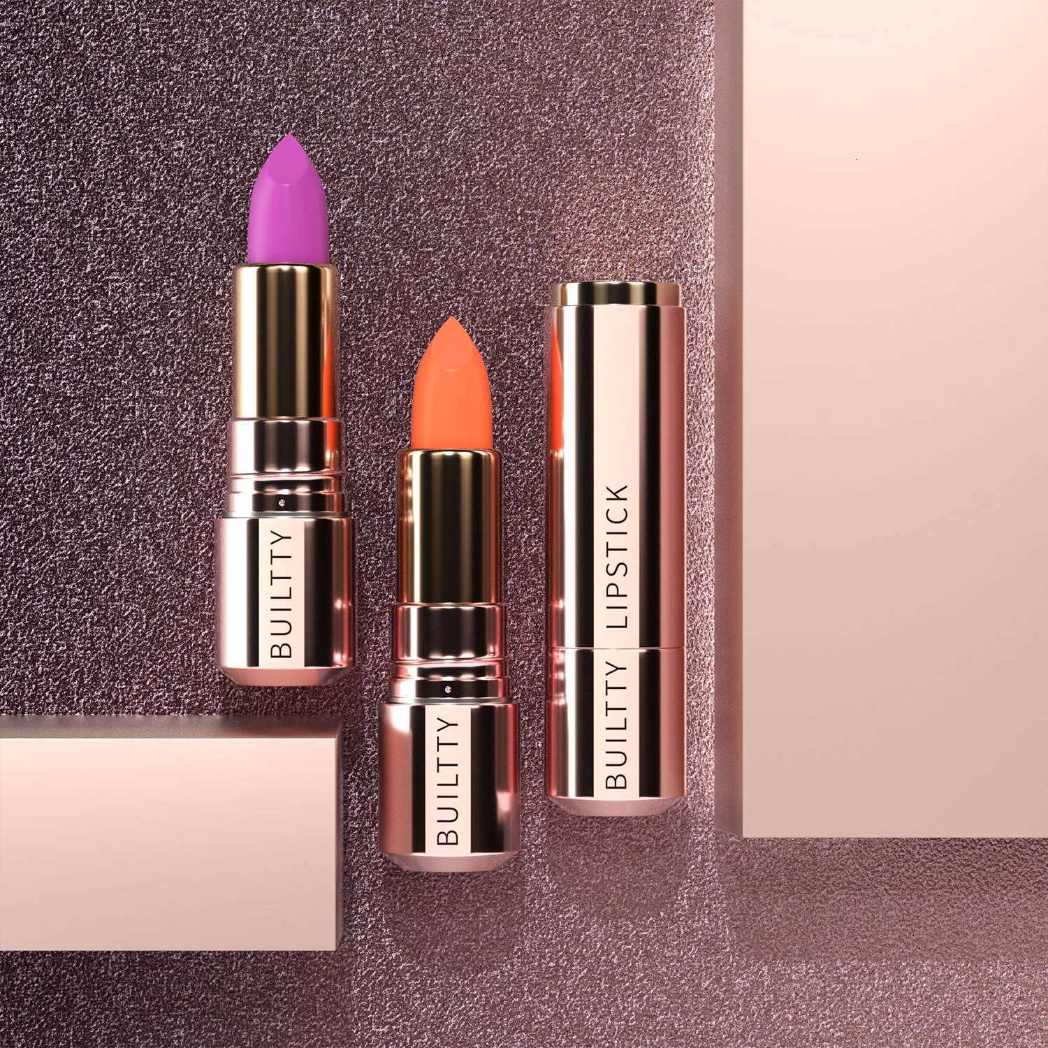 Matte Lipstick 5 Colors Nude Red Moisturizer Smooth Lipstick Long Lasting Waterproof Lipstick Matte Pearl Finish Makeup GiftXJ250724
