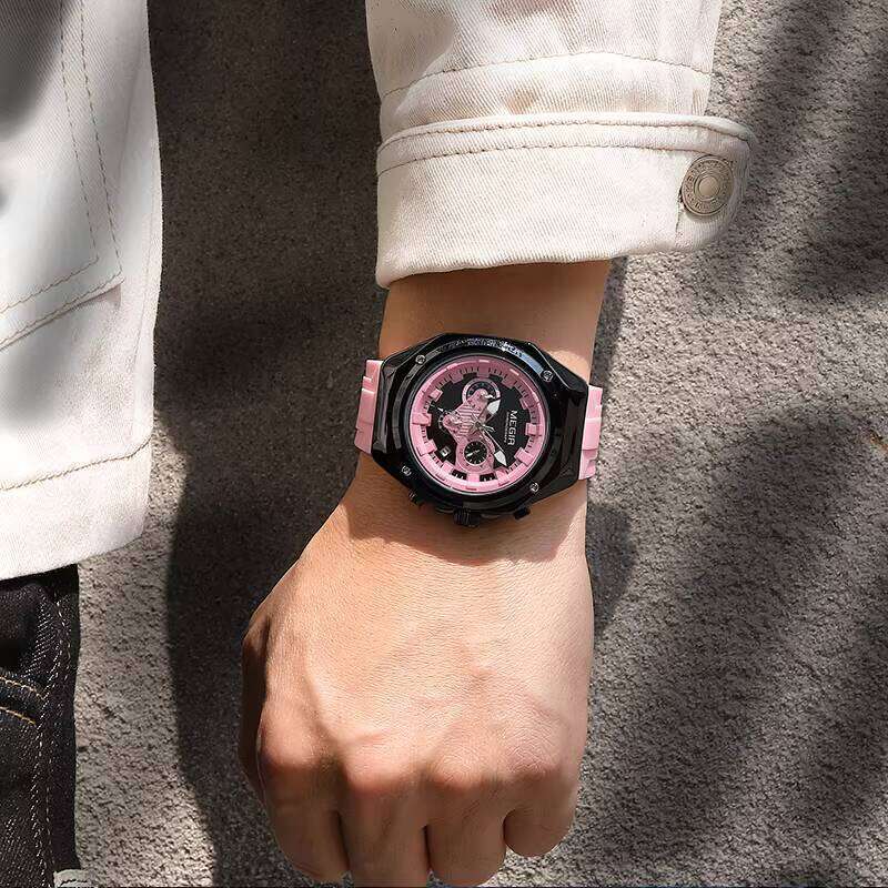 MEGIR Unisex Fashion Watch - Waterproof, Luminous, Silicone Strap, 45mm - 2025 Summer Collection